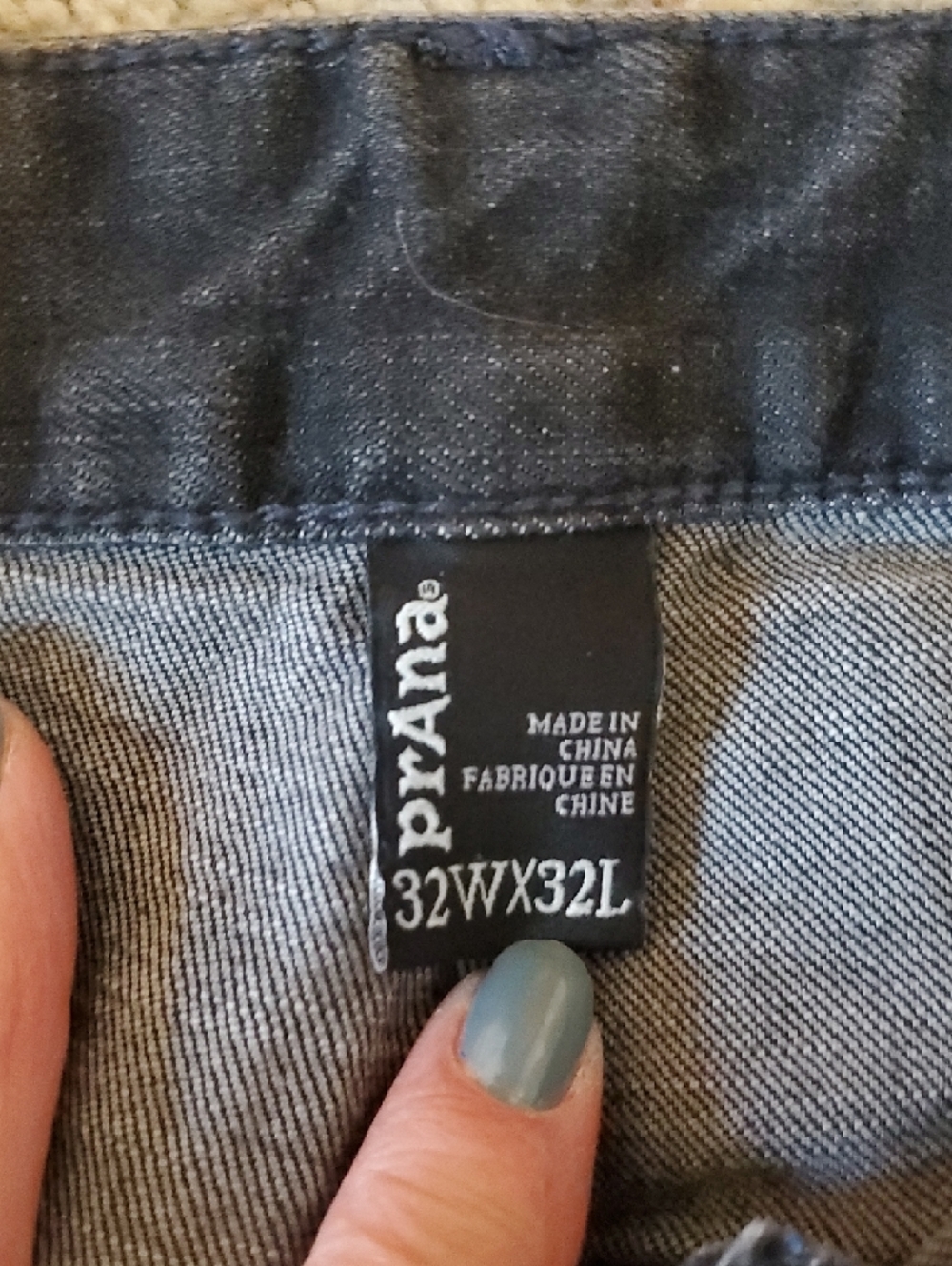 Prana Straight Fit Black Jeans - 32x32 - Picture 3 of 10